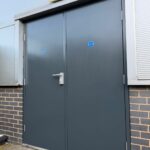 Ascot Double Leaf Steel Hinged Doors with External Access Device